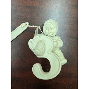 Snowbabies Department 56 3rd Birthday Ornament